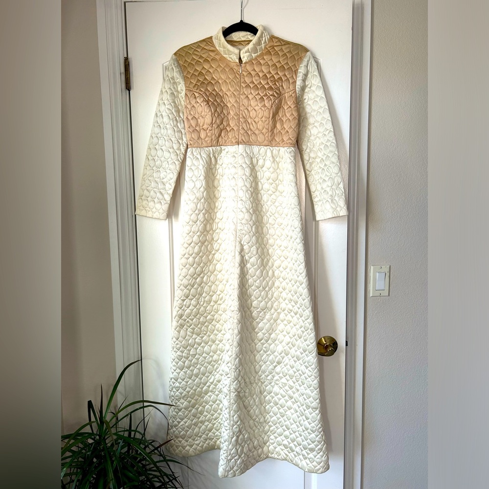 Glam Vintage Quilted Robe, Vanity fair, S/XS.